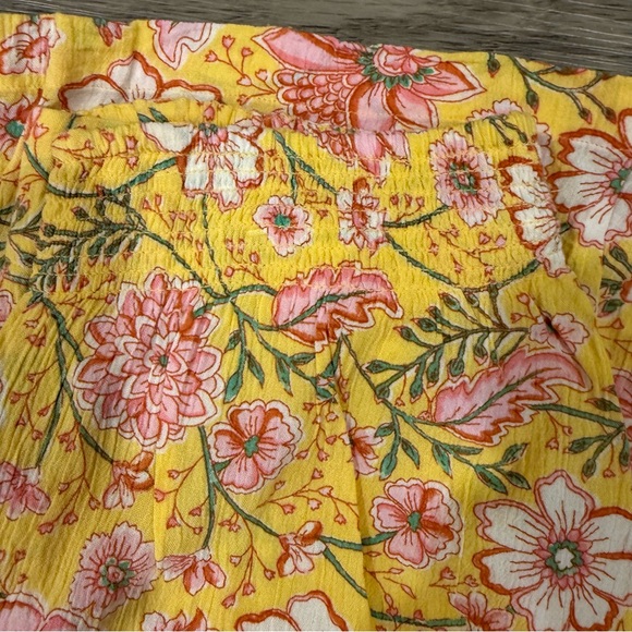 Billabong Yellow Floral Pants - Picture 3 of 4